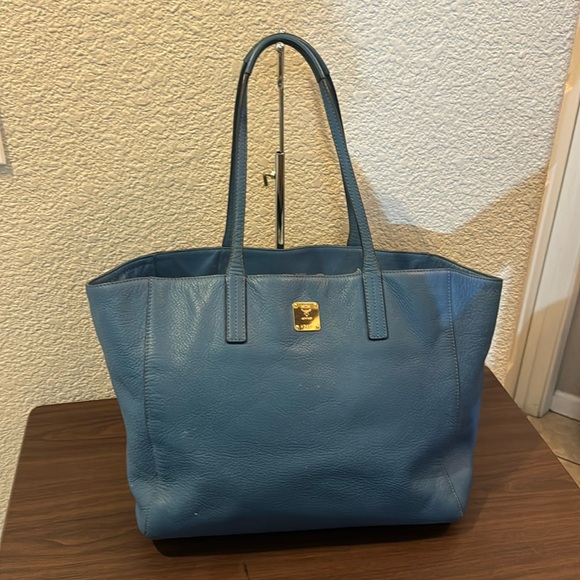 MCM Handbags - McM Open Tote Bag in Blue